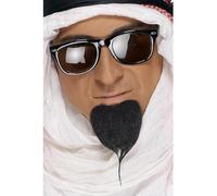 Smiffys Fake Sheikh Beard, Black Self-Adhesive, Around The World Fancy Dress, Halloween Fancy Dress Accessories Dress Up Cosmetics & Disguises.