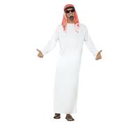 Fake Sheikh Costume, White