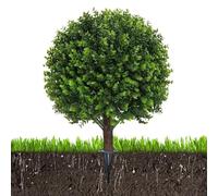 Fake Shrubs | Weatherproof Bush 58cm | Topiary Ball and Decorative Shrubs | For Garden Patio Path Path Landscape Indoor Home Office Decor