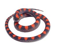 Fake Snake - Realistic Rubber Snake Toy, Scary Snake Decoration | 70cm Long Snake Model for Garden Bird Control Prank Halloween Party Favors, Life-Like Snake for Outdoor Fence Yard Decor