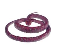 Fake Snake - Realistic Rubber Snake Toy, Scary Snake Decoration | 70cm Long Snake Model for Garden Bird Control Prank Halloween Party Favors, Life-Like Snake for Outdoor Fence Yard Decor