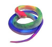 Fake Snake - Realistic Rubber Snake Toy, Scary Snake Decoration | 70cm Long Snake Model for Garden Bird Control Prank Halloween Party Favors, Life-Like Snake for Outdoor Fence Yard Decor