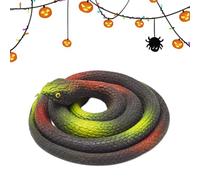 Fake Snake, Realistic Snake Toy 31.5in, Garden Props to Keep Birds Away, April Fools' Day Pranks and Halloween Decoration