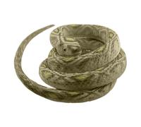 Fake Snake - Rubber Snake Toy, Realistic Snake Prop | 70cm Long Fake Snake Decoration for Garden Yard Pranks to Keep Birds Away, Real Looking Snake Toy for Halloween Party Outdoor Use, Scarecrow
