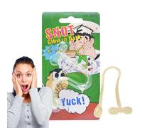 Fake Snot - 13.5cm Gross Out Prank Prop | Realistic Joke Trick Toy | Halloween Costume Novelty Stunt | April Fool's Day Gag Accessory For Family Gatherings April Fool's Day Prank Games Parties
