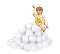 Fake Snowballs White Realistic Artificial Snowballs,Fake Snowball for Kids Indoor Snowballs Fight Game,Xmas Fake Snow Balls for Children Adult Snowball Throw Games,Christmas Tree Decorations (5CM)