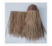 Fake Straw Fireproof Artificial Palm Thatch Simulation Thatch Roll 100x50cm/39.3" X 19.6" Synthetic Palm Leaves Thatch Roofing Thatch Roofing for Tiki Bar Garden Deco(Yellow c,0.5x6m/1.64X19.7ft)