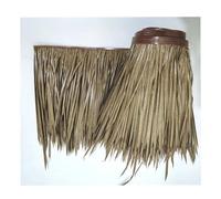 Fake Straw Fireproof Artificial Palm Thatch Simulation Thatch Roll 100x50cm/39.3" X 19.6" Synthetic Palm Leaves Thatch Roofing Thatch Roofing for Tiki Bar Garden Deco(Yellow a,0.5x15m/1.64X49.2ft)