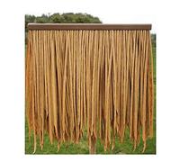 Fake Straw Thatch Simulation Thatch Straw Roof Plastic Tile Flame Retardant Artificial Straw Pavilion Decorative Fake Thatch, Man-Made for Grass Roof(Yellow b,20pcs)