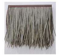 Fake Thatch Palm Thatch Roll Simulation of Thatch Tile Man-Made Thatch Fake Straw Artificial Plastic Pavilion Thatched Roof Decoration Thatch(Yellow b,15pcs)