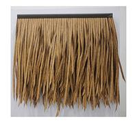 Fake Thatch Simulation Thatch Tile Straw Thatched House Roof Wooden House Decoration Fake Grass Tile Reed Fake Grass Tile Reed(Yellow b,15pcs)