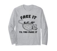 Fake Til Make It Possum Long Sleeve T-Shirt