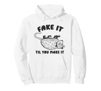 Fake Til Make It Possum Pullover Hoodie