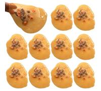 Fake Vomit, 10Pcs 4'' Soft Prank Toys Realistic Prank Stuff for Halloween April Fool's Day Bathroom Refrigerator Kitchen Sidewalk Bars Dining Table Party Gift.