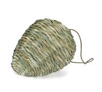 Fake Wasp Nest, Reusable Hornet Nest Decoy, 6.69 x 9.06 inches Hangable Woven Decoration, Sturdy Artificial Bee Hive for Porch Patio Orchard Outdoor, Garden, and Farm