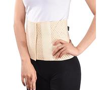 FakeFace Abdominal Binder Post Surgery Tummy Tuck Belt for Women & Men, Postpartum Belly Band Compression Stomach Wrap, Skin Friendly, Breathable (L)