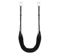 FakeFace Back Stretcher Lumbar Traction Device Hanging Spine Decompressions Belt for Lower Back Pain Relief Home Horizontal Bar Spinal Stretching Device (Black)