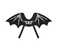 FakeFace Bat Wings Halloween Bat Devil Wings Ear Headband Glove Costume Dragon Dress up Costume Skull Claw Print Cape Kit for Animal Theme Role Play Cosplay Party