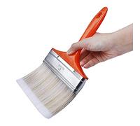FakeFace Large Flat Paint Brush Multi-purpose Wide Wall Art Paint Brush Shed Fence Floor House Paint Brushes for Wall Door Decor, Gesso, Varnishes, Acrylic Painting, Watercolor, Wood, Furniture