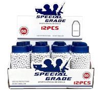 Fakhri 0.12g Pellets (2000 Rounds - Box of 12) - Lightweight Airsoft Pellets for Training & Recreational Shooting