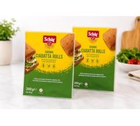 FAKHRI 2x Gluten Free Buckwheat Brown Ciabatta Rolls 200g | Rustic Artisan Style Rolls