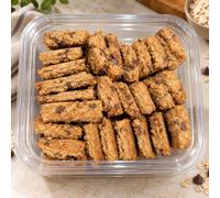 Fakhri Belgian Chocolate Mini Flapjack 28 Pack - Individually Wrapped Chocolate Chip Flapjacks