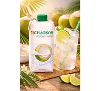 Fakhri Chaokoh Nature Coconut Water 330ml | Refreshing Summer Drink | Light & Cooling