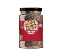 Fakhri Chia Seeds 1.4kg - Raw, Natural Superfood, High in Omega-3, Fiber & Protein, Vegan, Gluten-Free, Resealable Bulk Pack