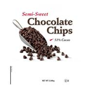 Fakhri Chocolate Chips, 2.04kg - Premium Baking Chocolate for Cookies, Cakes, Muffins & Desserts, Rich Flavour & Smooth Texture