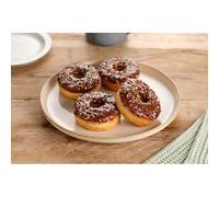 FAKHRI Chocolate Iced Ring Doughnuts 4 Pack - Soft, Fluffy Doughnuts with Rich Chocolate Icing | 4 Count