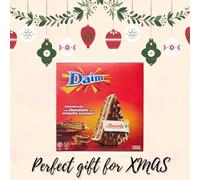 Fakhri DAIM Almond Cake with Chocolate & Crunch 400g - Frozen Swedish Dessert, Layered Almond Base, Perfect for Christmas & Parties
