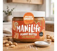 FAKHRI Deep Roast Smooth Peanut Butter 275g - Premium Roasted Peanut Spread | Rich, Creamy & Bold Flavours