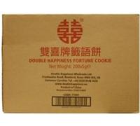 Fakhri DOUBLE HAPPINESS Fortune Cookies Box | Crispy Golden Cookies with Fun Messages | Party Treats, Gifts, Camping & Airsoft Rations