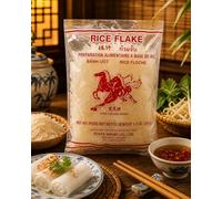 Fakhri DOUBLE HORSES Thai Rice Flake FUNPEI 170g - Healthy Summers Snack & Cooking Essential