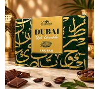 Fakhri Dubai Style Chocolate Bar 1kg Premium Chocolate Bar for Sharing and Gifting