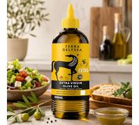 FAKHRI Extra Virgin Olive Oil Squeezy 500ml | Premium Cold Extracted Olive Oil | Easy Squeeze Bottle | Ideal for Cooking, Salads & Dressing