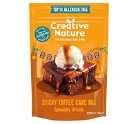 FAKHRI Free From Sticky Toffee Cake Mix 300g - Easy-to-Make Moist Sticky Toffee Sponge Mix, Gluten, Dairy & Nut Free