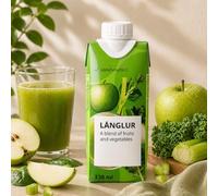 Fakhri Fruit & Vegetable Smoothie Green with Added Vitamin C 330ml - Perfect Gifting Summers Drink