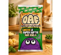 FAKHRI Gluten Free Cheese & Herb Super Softie Sub Rolls 180g | 2 Pack | Soft Bread Rolls | Suitable for Vegetarians | Perfect for Sandwiches.
