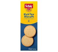 FAKHRI Gluten Free Rich Tea Biscuits 125g | Classic Light & Crispy Tea Biscuits | Vegan | Low Fat | Wheat Free | Dunking Biscuits