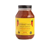 Fakhri Gourmet Texas Medium Salsa, 907g | Chunky, Fresh, Gluten-Free, No Preservatives, Ideal for Dips, Tacos & Mexican Dishes
