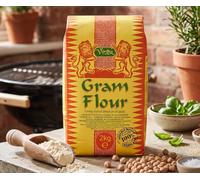 FAKHRI Gram Flour 2kg | Fine Besan Flour for Cooking, Baking & Traditional Recipes