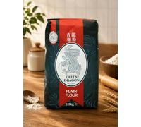 FAKHRI GREEN DRAGON Self Raising Flour 1.5KG - Premium Flour for Light, Fluffy & Delicious Baking