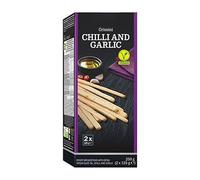 Fakhri Grissini Chilli & Garlic 250g - Crispy Italian Breadsticks with Bold Spices, Perfect for Snacking, Dips, Cheese Boards & Lunchboxes
