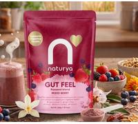 FAKHRI Gut Feel Flaxseed Blend Mixed Berry 240g | Mixed Berry Flavoured Flaxseed Blend for Smoothies, Yogurt, Cereals & Everyday Nutrition