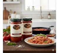 Fakhri Homemade Marinara Sauce 2 x 790g | Tomato Sauce for Pasta, Pizza & Cooking