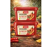 Fakhri Hot Pepper Paste 2 x 1kg - Rich Spicy Pepper Cooking Paste for Sauces, Marinades & Easter Day Recipes