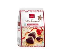Fakhri Milk Chocolate Lebkuchen Hearts 200g | Traditional German Gingerbread Cookies | Chocolate Coated Festive Treats | UK Packed