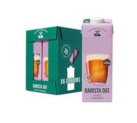 Fakhri Oat Drink Barista Edition, 6 x 1L - Smooth & Creamy Plant-Based Milk for Coffee, Vegan & Dairy-Free, Perfect for Lattes & Cappuccinos