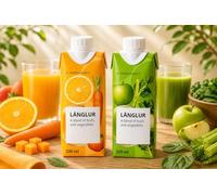 Fakhri Orange & Green Fruit Vegetable Smoothie Vitamin C Combo 330ml Each - Summers Gifting Pack